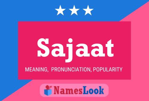 Sajaat Name Poster