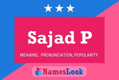 Sajad P Name Poster