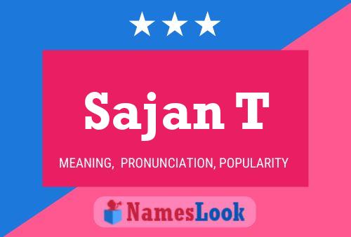 Sajan T Name Poster