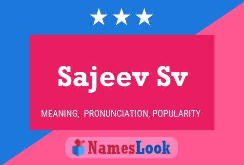 Sajeev Sv Name Poster