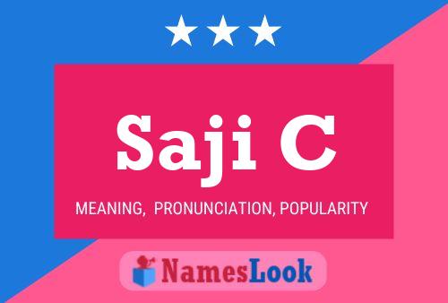 Saji C Name Poster