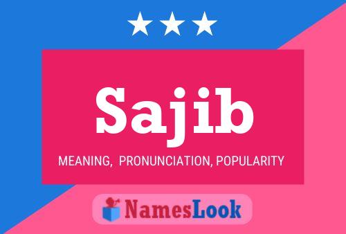 Sajib Name Poster