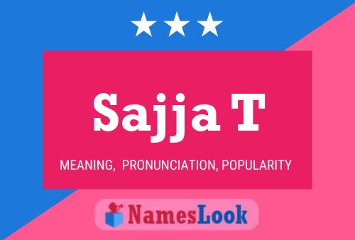 Sajja T Name Poster