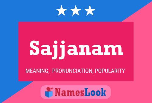 Sajjanam Name Poster