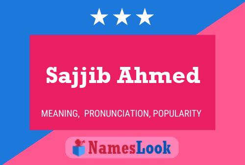 Sajjib Ahmed Name Poster