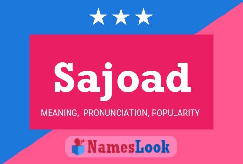 Sajoad Name Poster