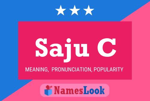 Saju C Name Poster