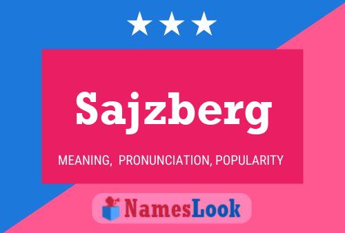 Sajzberg Name Poster