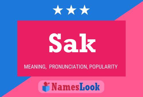 Sak Name Poster