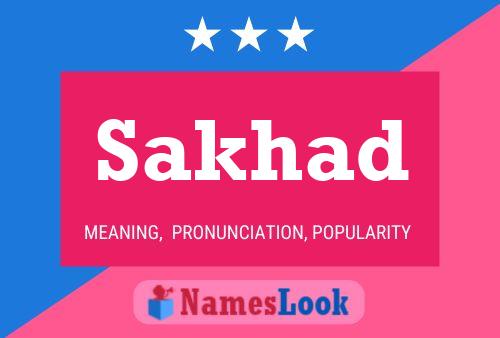 Sakhad Name Poster