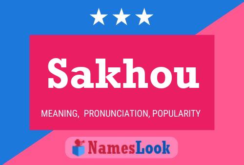 Sakhou Name Poster