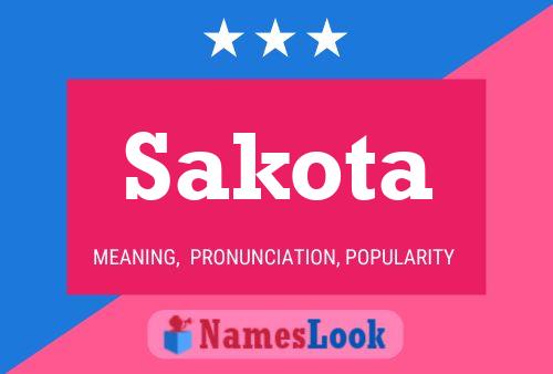 Sakota Name Poster