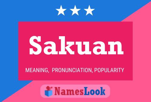 Sakuan Name Poster