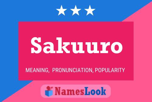 Sakuuro Name Poster