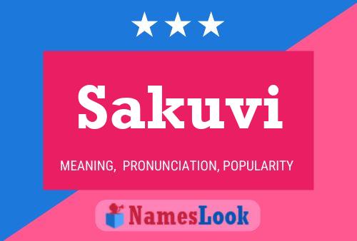 Sakuvi Name Poster