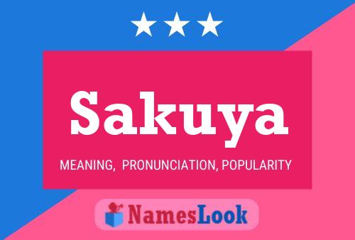 Sakuya Name Poster