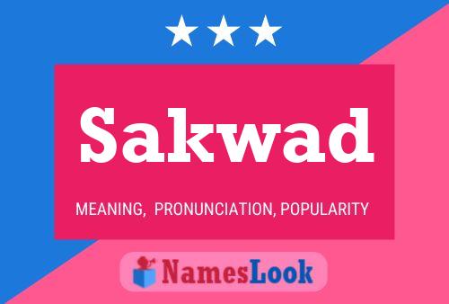 Sakwad Name Poster