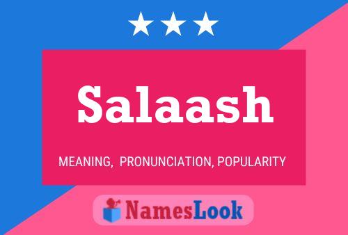 Salaash Name Poster