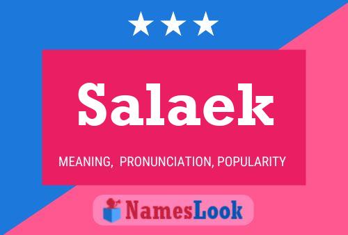 Salaek Name Poster