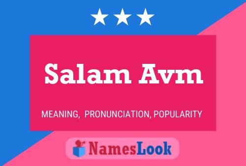 Salam Avm Name Poster