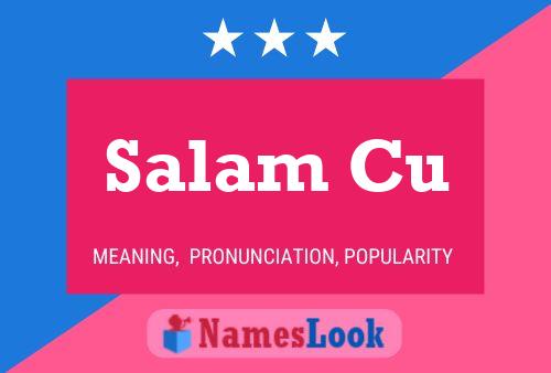 Salam Cu Name Poster