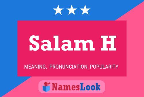 Salam H Name Poster