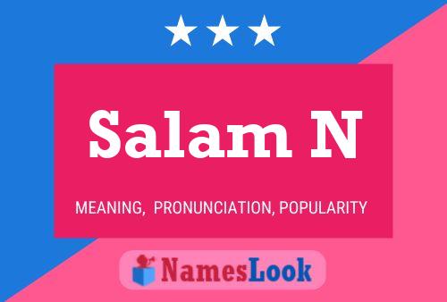 Salam N Name Poster