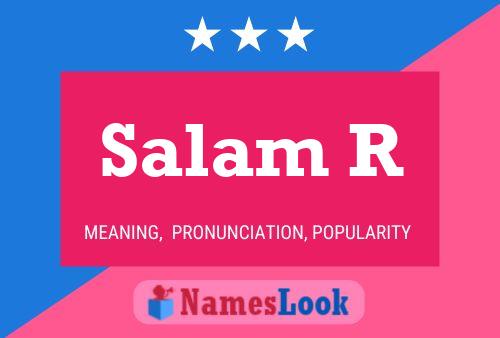 Salam R Name Poster