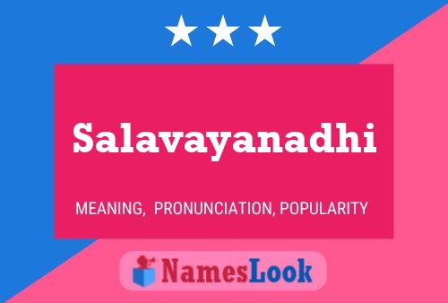 Salavayanadhi Name Poster