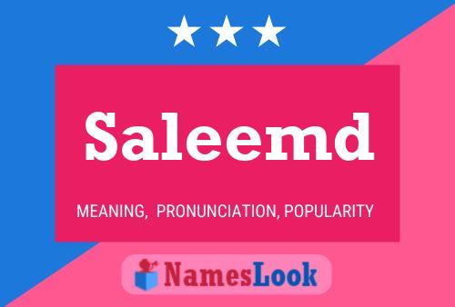 Saleemd Name Poster