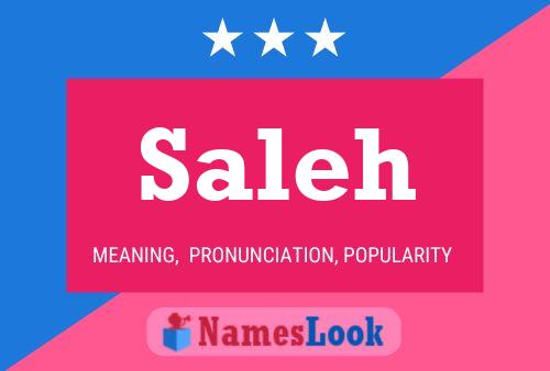 Saleh Name Poster