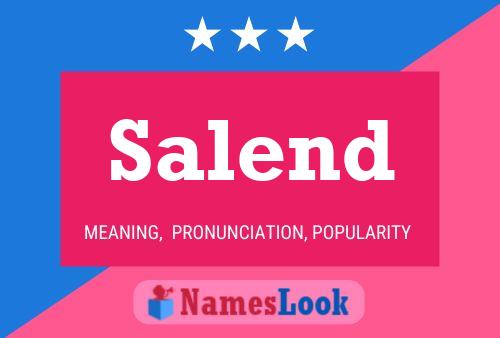 Salend Name Poster