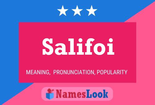 Salifoi Name Poster