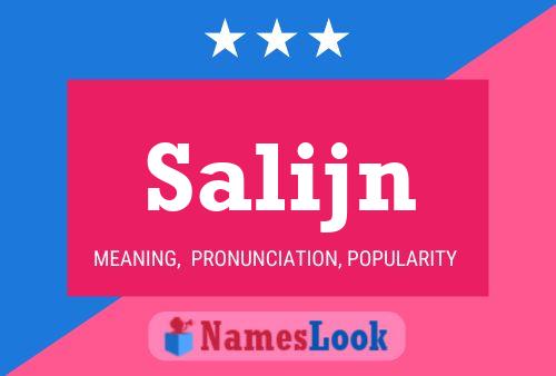 Salijn Name Poster