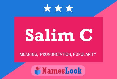 Salim C Name Poster