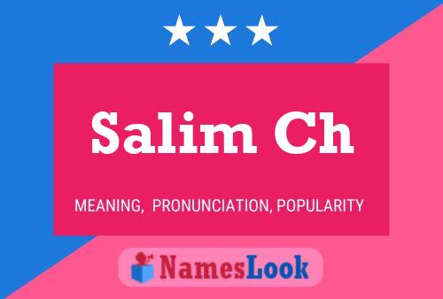 Salim Ch Name Poster