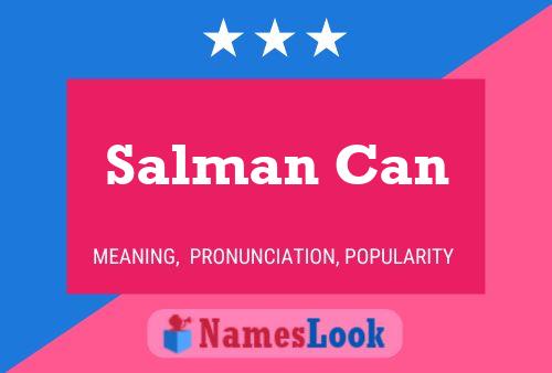 Salman Can Name Poster