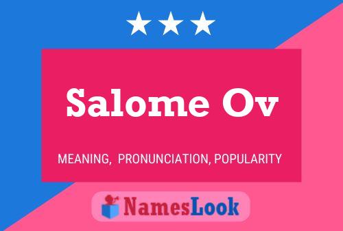 Salome Ov Name Poster