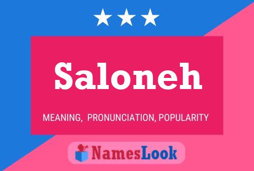 Saloneh Name Poster