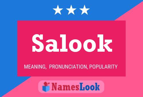 Salook Name Poster