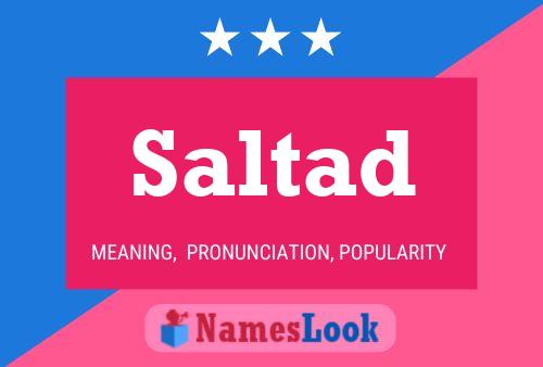 Saltad Name Poster