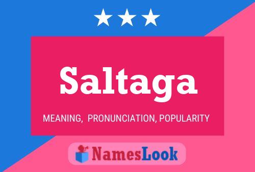 Saltaga Name Poster