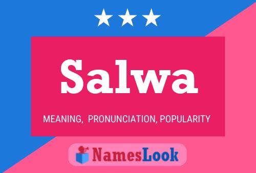 Salwa Name Poster