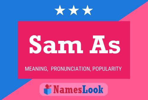 Sam As Name Poster