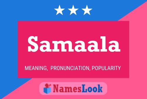 Samaala Name Poster