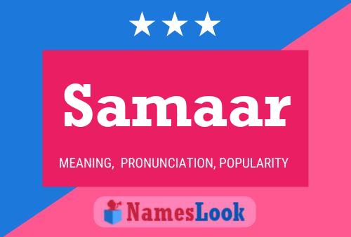 Samaar Name Poster