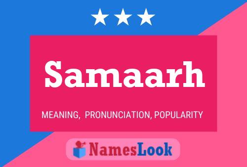 Samaarh Name Poster