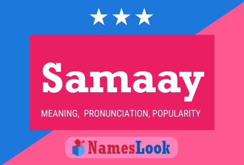 Samaay Name Poster