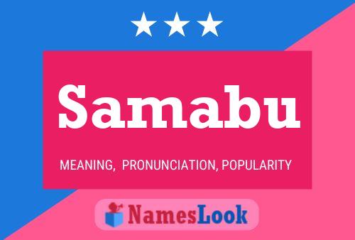 Samabu Name Poster