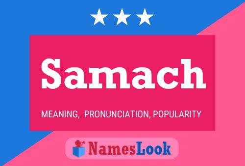 Samach Name Poster